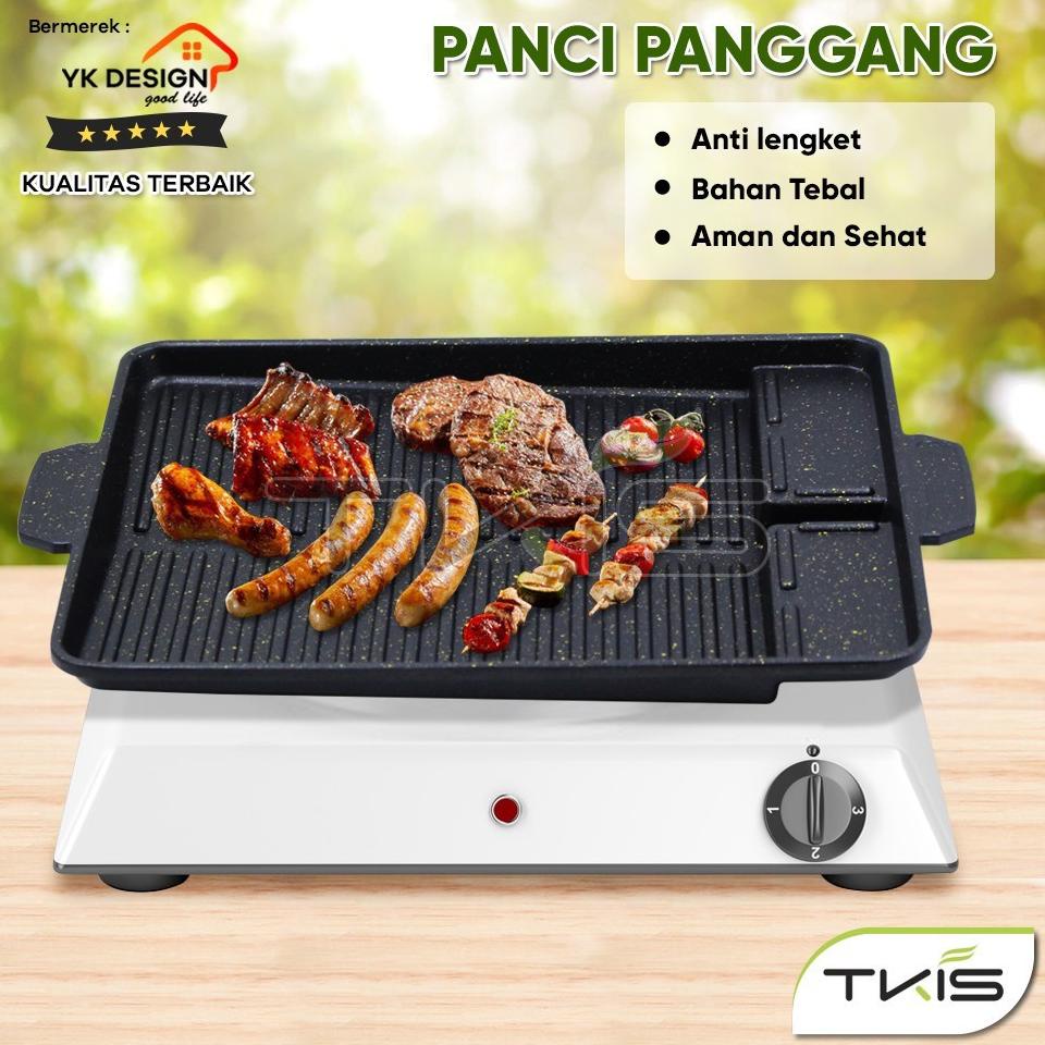 Alat Pemanggang Yakiniku Grill Pan Barberque Grill Pan BBQ Non-stick YK DESN YK-817 TERLARIS