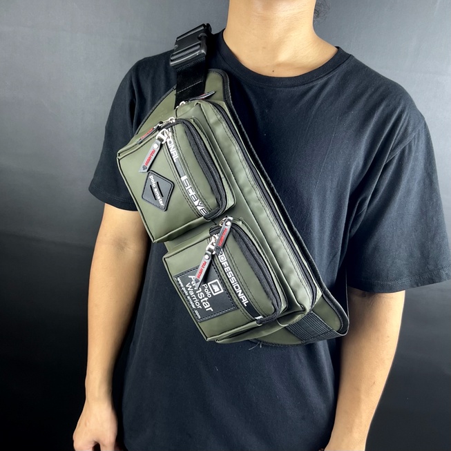 Waistbag/Tas Pinggang/Tas Selempang Pria Terbaru 2021 Kualitas Premium Polo Amstar