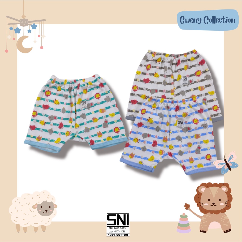 Celana Pendek Bayi / Celana Pendek Anak GARIS,HARAJUKU Baby Glow