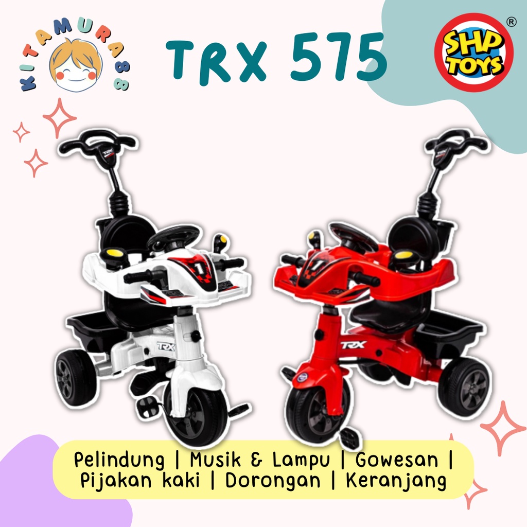 (BISA GOSEND/GRAB) Mainan Maenan Anak Sepeda Roda Tiga - TRICYCLE SHP TOYS - TRX 575