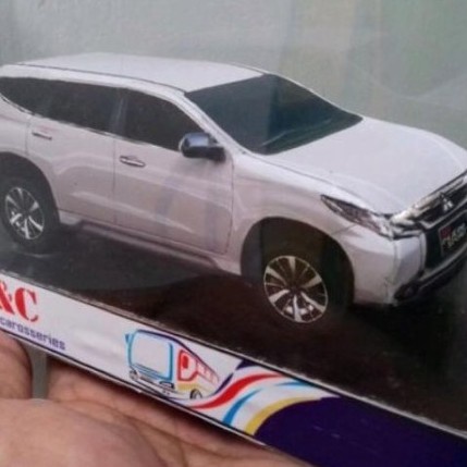 MINIATUR CUSTOM MOBIL MITSUBISHI PAJERO SPORT NEW PAJANGAN SKALA 50 TERMURAH