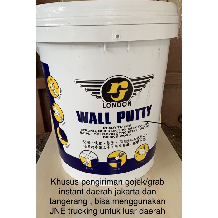 Terlaris Plamir Plamur Tembok Rj 25Kg