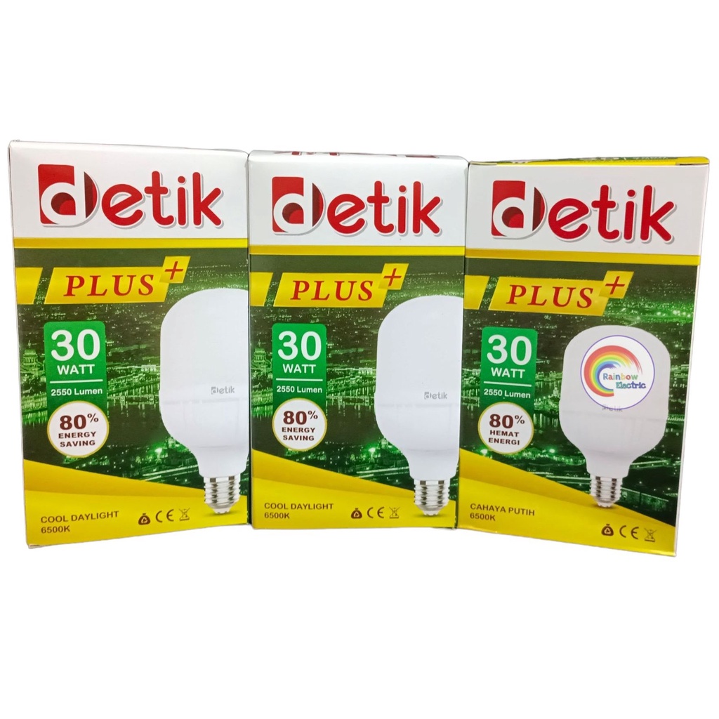 Paket 3 Pcs DETIK Plus Lampu LED Capsule 30 Watt