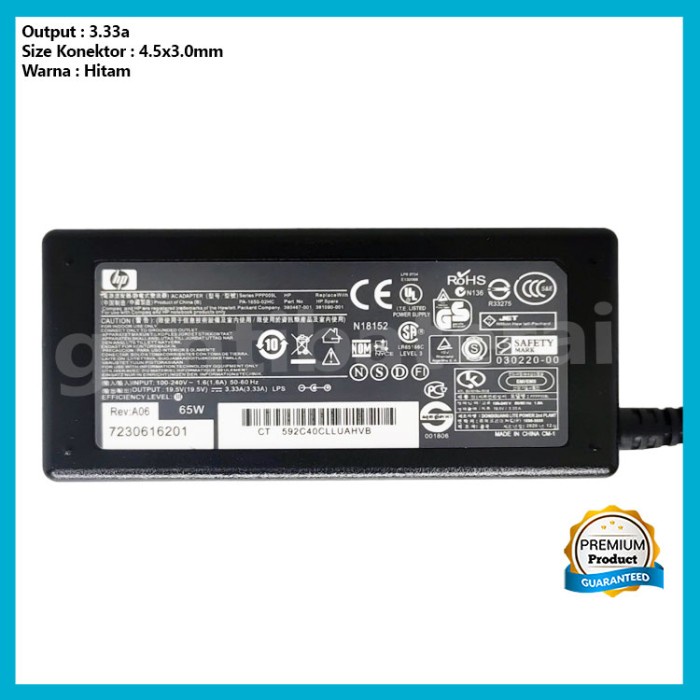 Adaptor Charger Laptop Hp EliteBook 840 850 830 840r 820 G5 G6 G7 ORI