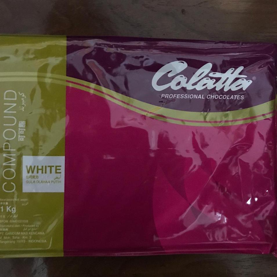 

✥ Colatta Chocolate Compound White 1kg - Coklat Colatta ✯