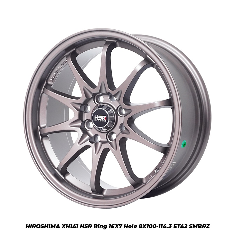 velg mobil hsr HIROSHIMA r16 lebar 7 buat brio jazz agya