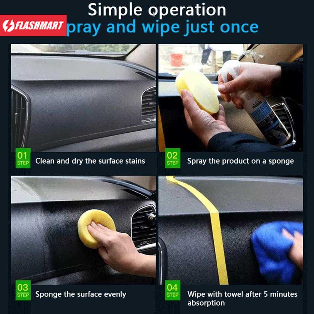 Flashmart Cream Restorasi Interior Mobil Plastic Wax 30ml - JIMIJI30