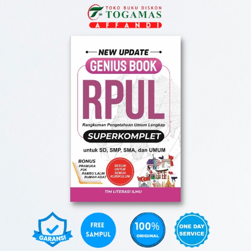 NEW UPDATE GENIUS BOOK RPUL SUPERKOMPLET - TIM LITERASI ILMU