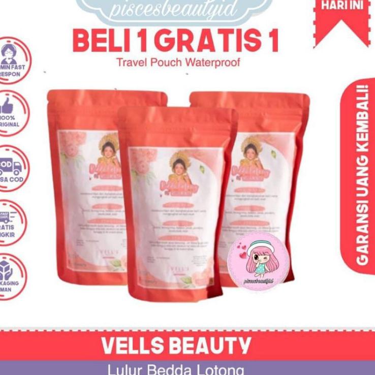 ♗ HARGA PROMO‼️Lulur bedda lotong vells beauty / Lulur Vells Beauty ♪