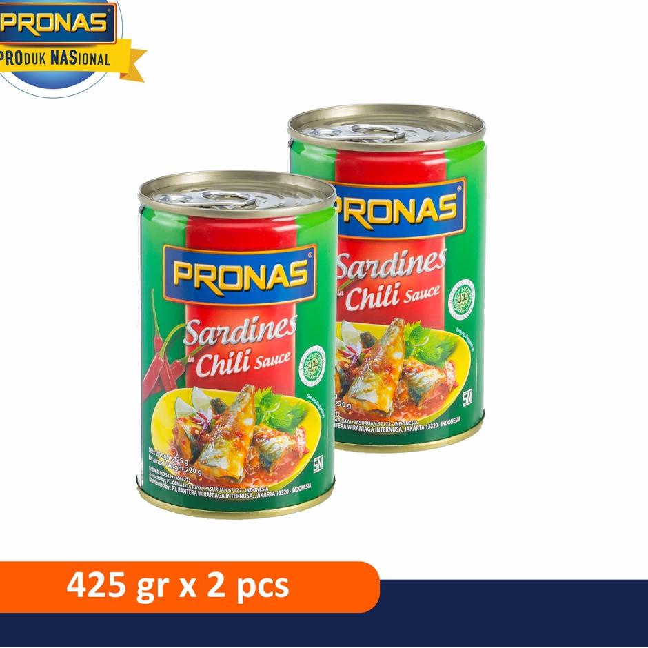 

♣ PRONAS Sarden Chili 425 g Bundling 2 pcs ➤