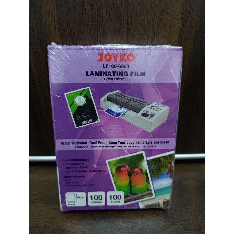 

Plastik Laminating Joyko KTP 100 Lembar