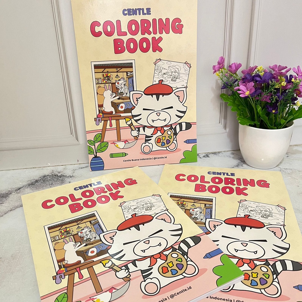 

Buku mewarnai colouring - CENTLE.ID V1 KERTAS GAMBAR - buku menggambar kertas kreatif hadiah mainan anak sovenir book toys paper