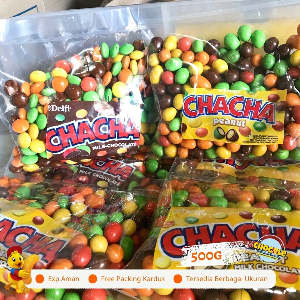 

PROMO 2.2 DELFI CHACHA 500G || PUSAT GROSIR SNACK DAN COKLAT KILOAN ORIGINAL MURAH || SILVERQUEEN II LEBARAN 2024