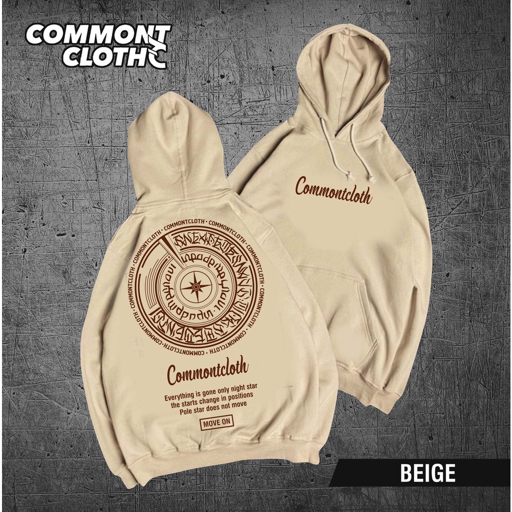 Hoodie pria distro aesthetic Cemmont cloth move on cream  Sweater cowok dewasa terbaru 2023 Jaket pr