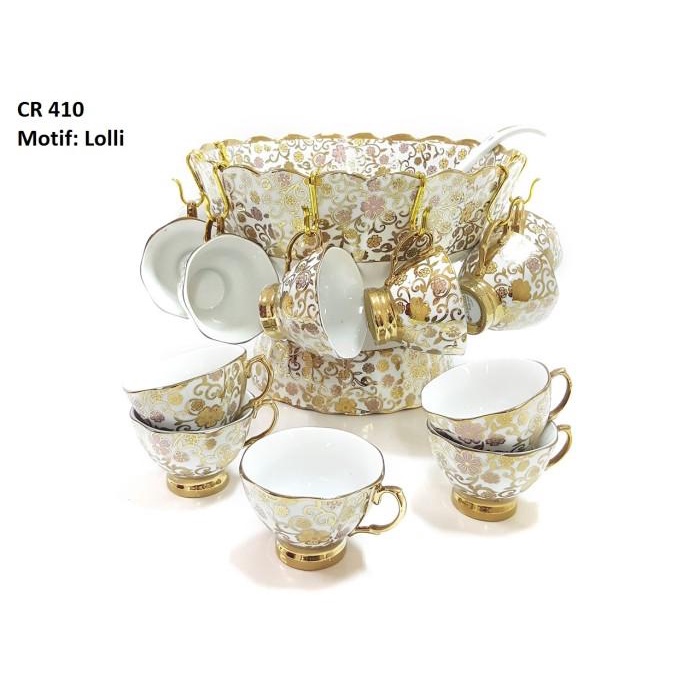 Bowl Set Vicenza B410 Perangkat Minum Lily Wadah Es Buah Garansi 006