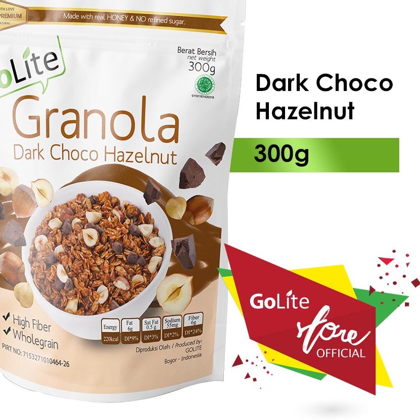 

✶ Granola GoLite Dark Choco Hazelnut Toasted Muesli 300g ☇