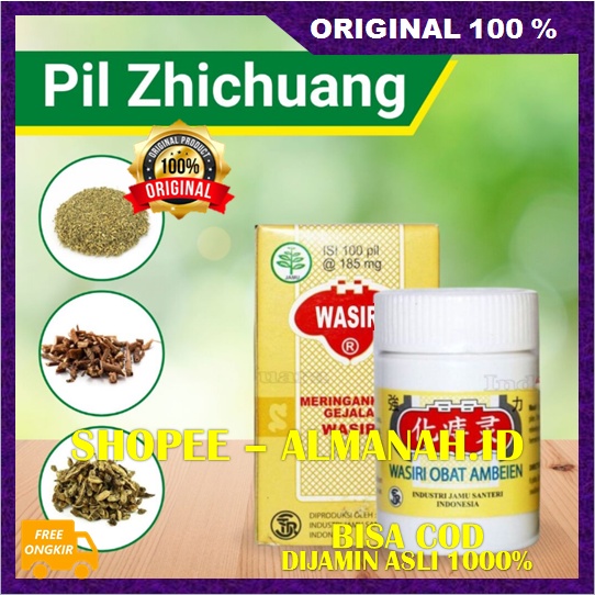 [BISA COD] Pil Zhichuang Ramuan Herbal Tradisional Cina Mengatasi Ambeien/Wasir ASLI