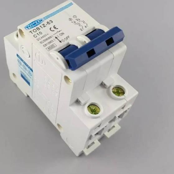 ➤ MCB DC 2 P 10A DC 440 V Sirkuit breaker MCB C curve ➹