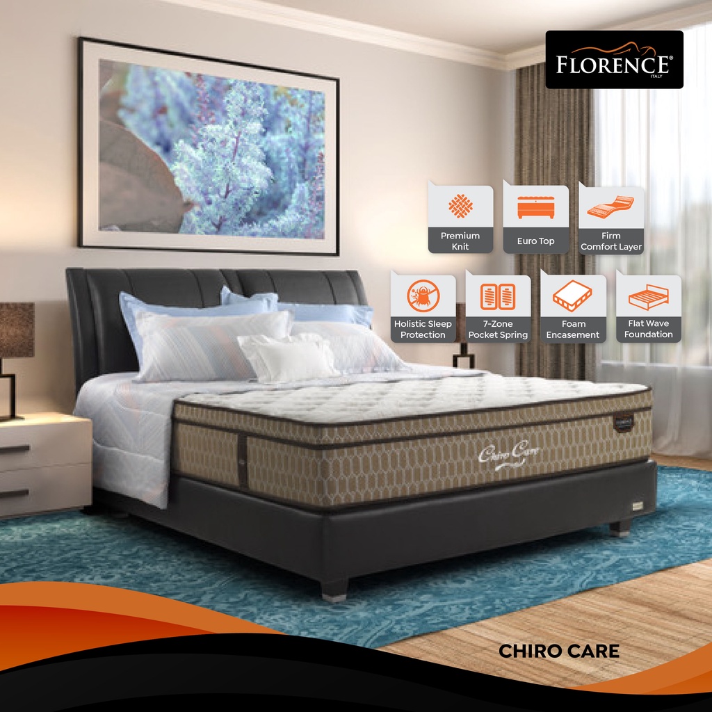 Florence Kasur Spring Bed Chiro Care - Mattress Only