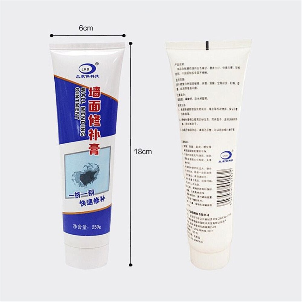 COD VIRAL WALL MENDING OINTMENT krim memperbaiki dinding tahan air 250 gram Plamir Magic Wall Repair Cream Dempul Krim Amplas Penutup Lubang tembok Pasta Penambal TERMURAH