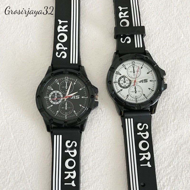 (GROSIRJAYA32) Jam Tangan Wanita SHSHD KARET Fashion Korea Bahan Silikon Model Simple Korean Watch Silicone Quartz