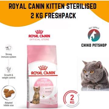 Royal Canin KITTEN STERILISED Makanan Kucing 2 Kg Freshpack