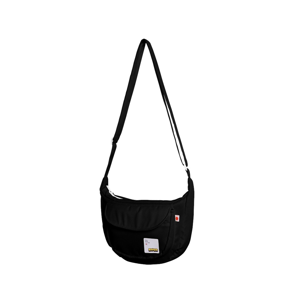 EUCK Fuku Sling Bag Mini - Tas Selempang Waterproof Pria dan Wanita Size M Black