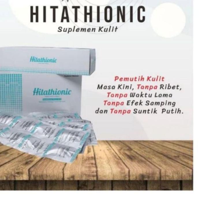 ♝ HITATHIONIC Original ECER 6 Kaplet Glutathione supplement ←