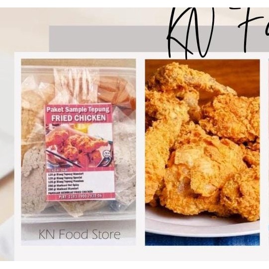 

[Ready Stock]- Paket Percobaan Tepung Fried Chicken - Paket percobaan Fried Chicken