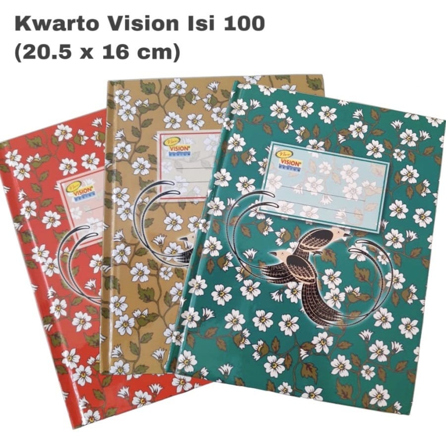 Buku A5 Hard Cover Merk New Vision Design Isi 100 Ukuran Lembar Catatan Catetan Note Memo Peralatan Sekolah Mahasiswa Tanggung Sedang Warna Stationery Hardcover Alat Tulis Menulis Perlengkapan Kuliah Bergaris Les Berkualitas Murah Termurah Grosir Prakarya