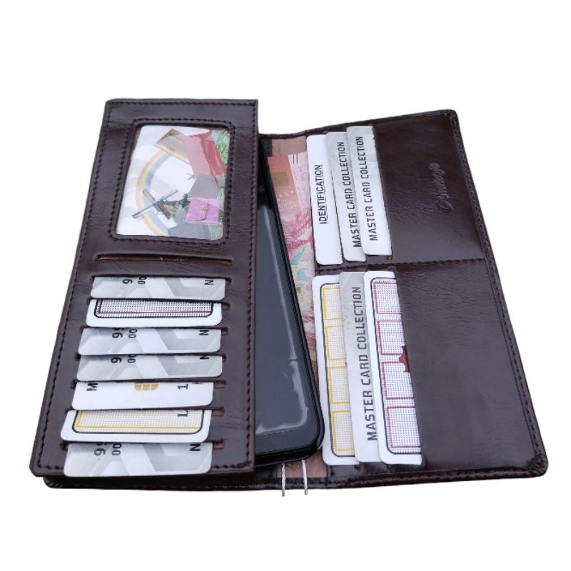 DOMPET  PANJANG PRIA KULIT ASL 100% ORIGINAL/ DOMPET KULIT PANJANG PRIA WANITA LEMBUT ASLI GARUT/ Dompet kulit Pull up/ Dompet wallet kulit pria Dompet Fashion daily