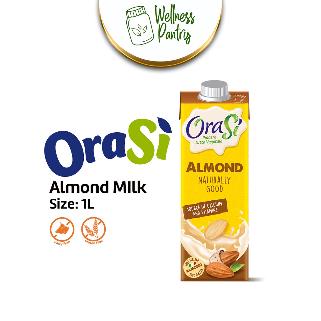 Jual ORASI ALMOND MILK 1L / Susu Kacang Almond Susu Vegan Shopee
