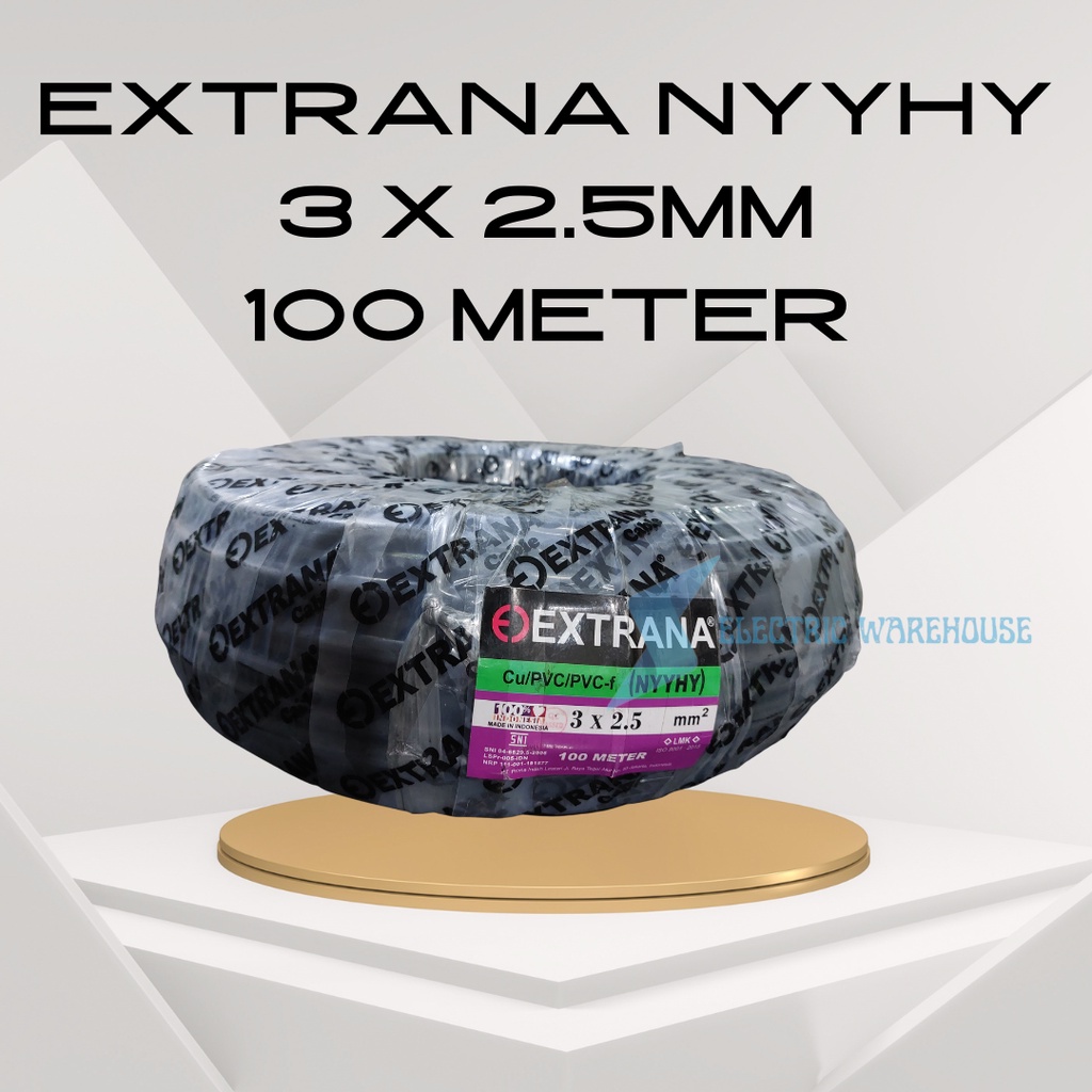 EXTRANA KABEL SERABUT NYYHY 3 x 2.5 MM 100 METER / 3x2.5 3x2,5