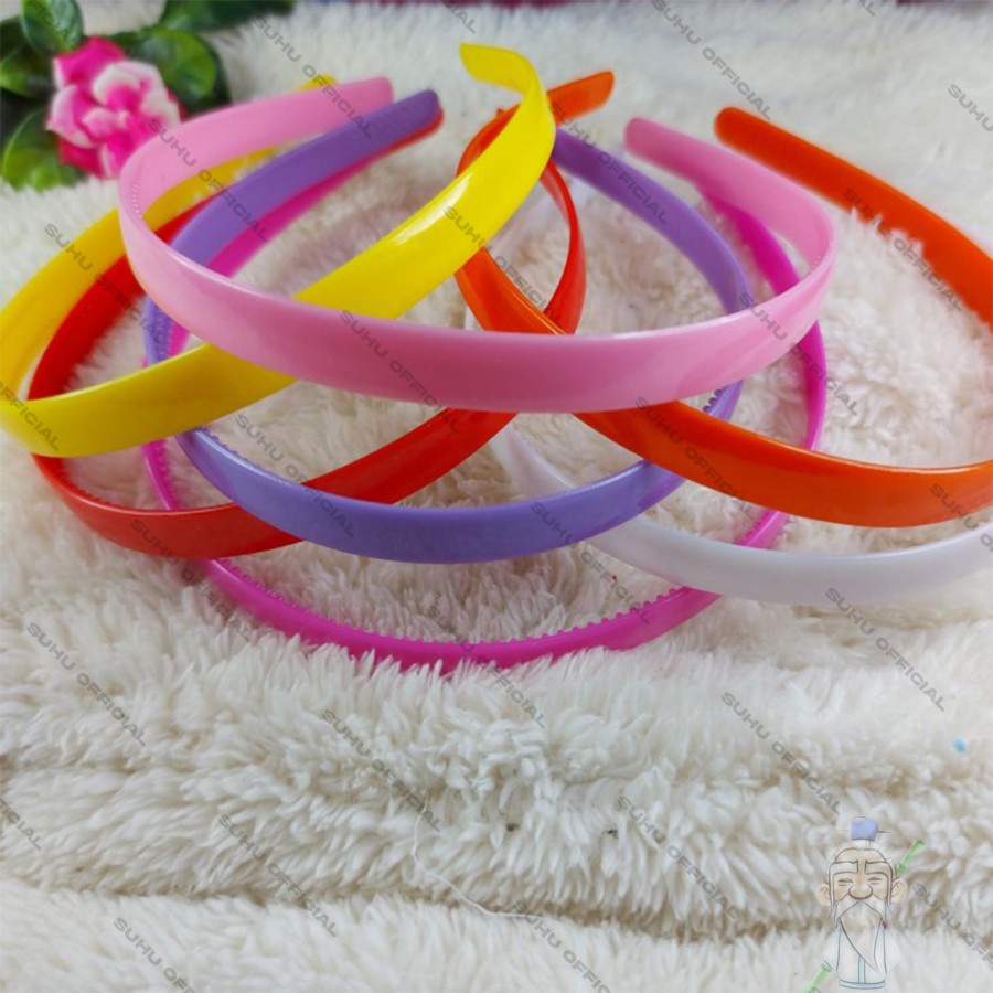 Bando Polos 1CM WARNA DAN HITAM / BANDO PRIA WANITA / BANDO PLASTIK