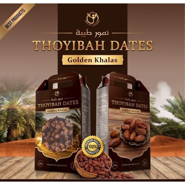 

KURMA GOLDEN KHALAS THOYIBAH DATES 1KG