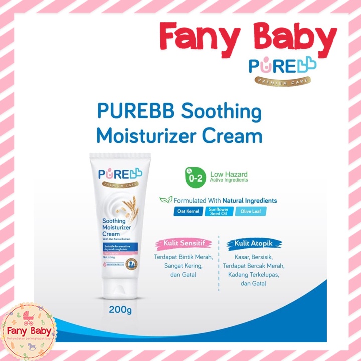 PURE BB SOOTHING MOISTURIZING CREAM 200GR