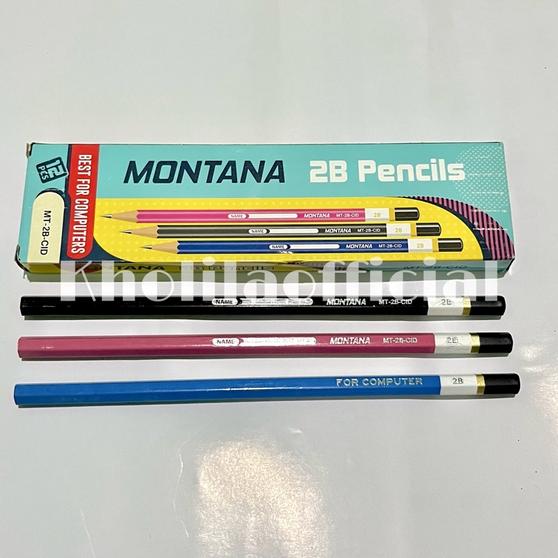 

PENSIL 2B WARNA MONTANA MT2BCID ISI 12 PCS