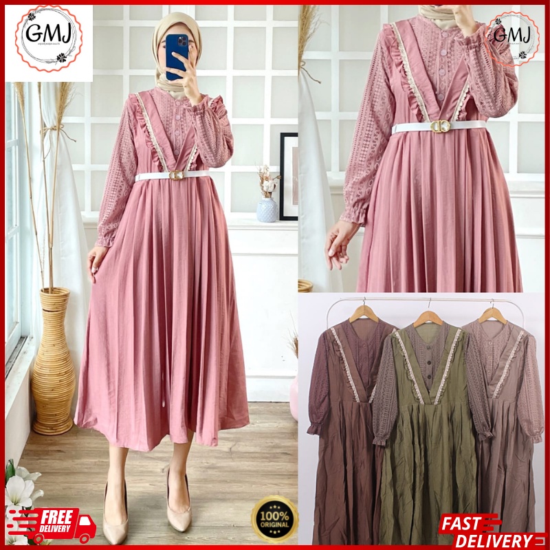 Midi Dress Baju Gamis Baju Kondangan Gamis Modern