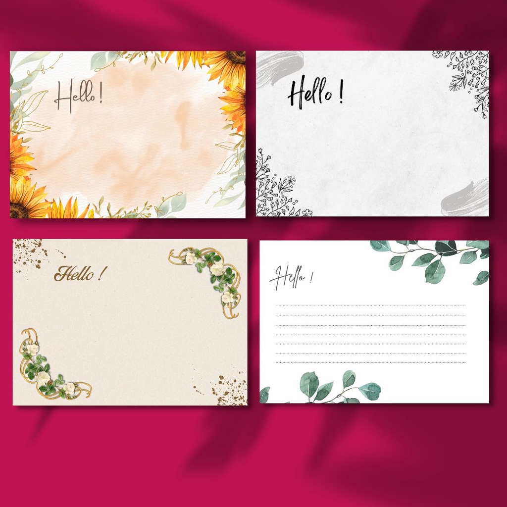

Kartu Ucapan | Greeting Card Polos | Dear Blank Card | Bisa Ditulis Tangan V6