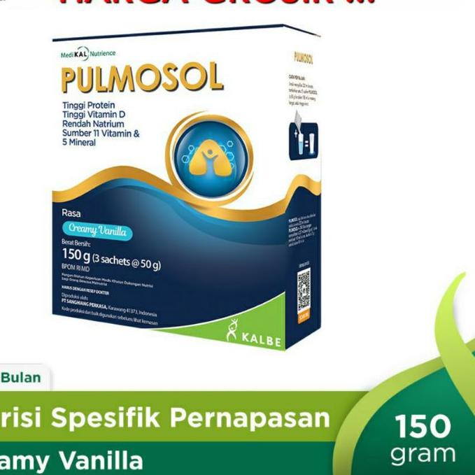 

۩ SUSU PULMOSOL UNTUK PERNAFASAN PARU-PARU 150gr ☛