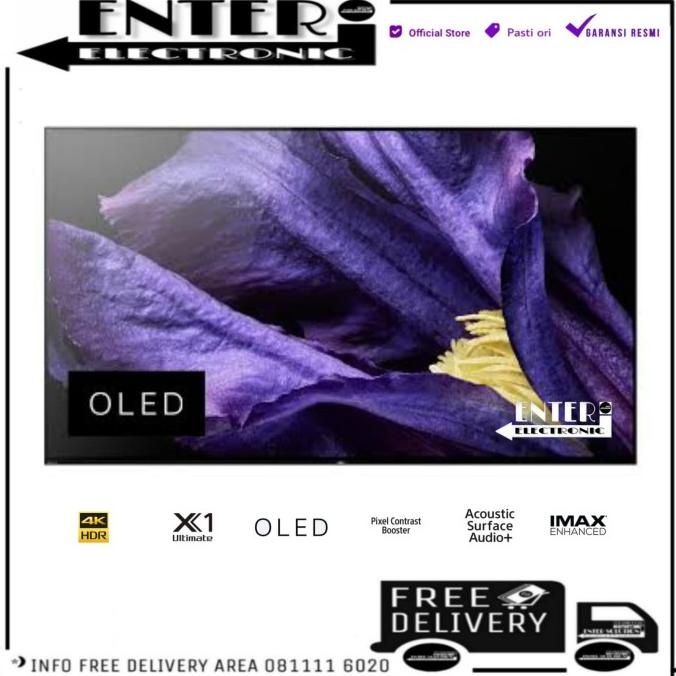 SONY OLED TV 55A9F - SMART TV 55 INCH ANDROID OLED 4K HDR SONY KD55A9F ---NEW READY---