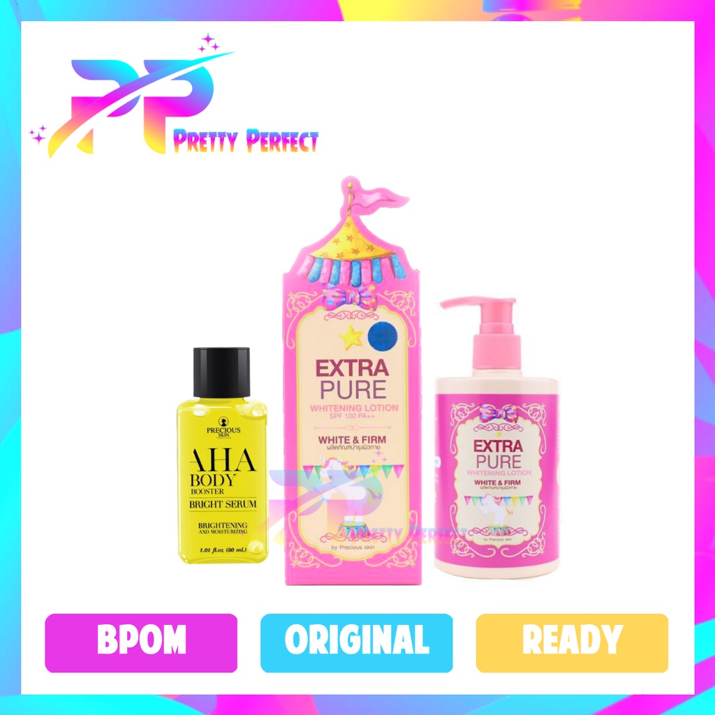 Precious Skin Extra Pure Paket 2 in 1 Lotion + AHA Serum