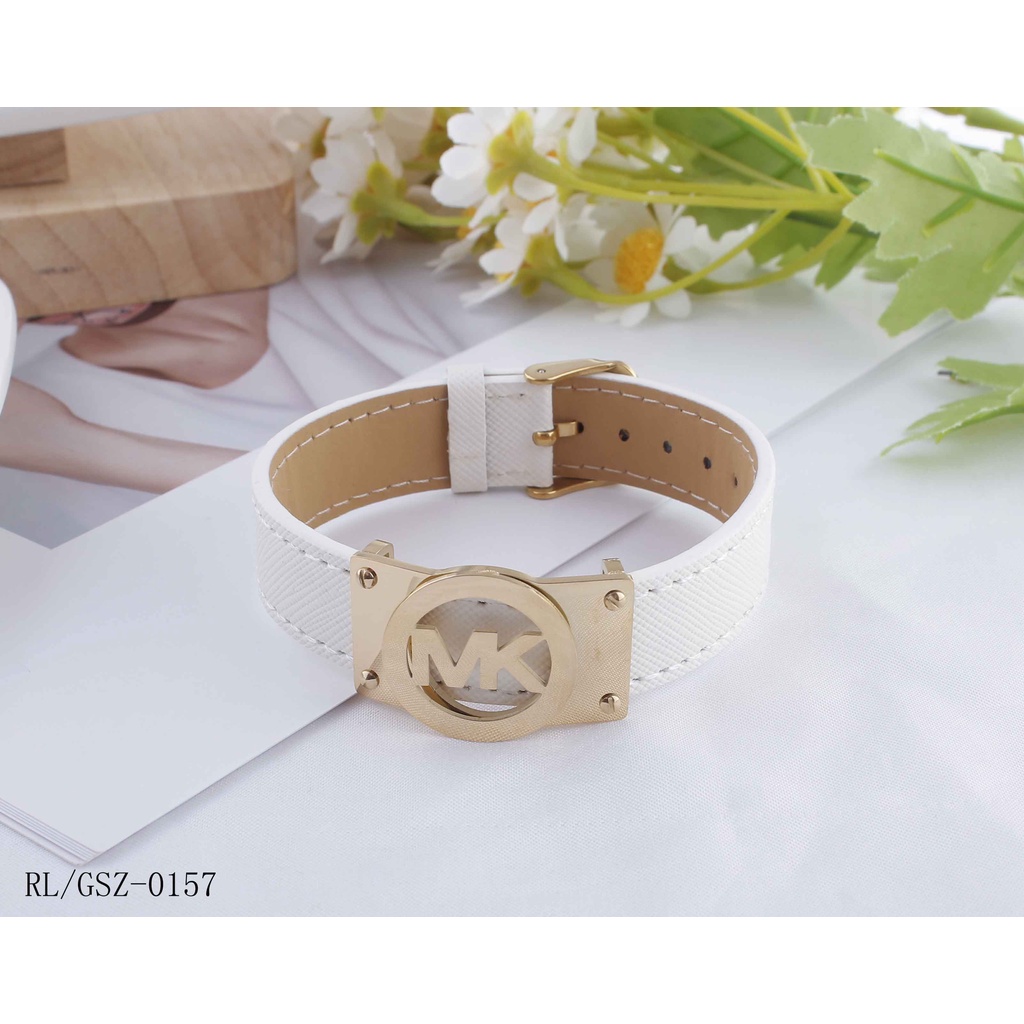 Gelang Titanium Kulit Perhiasan Wanita Jewelry 0157