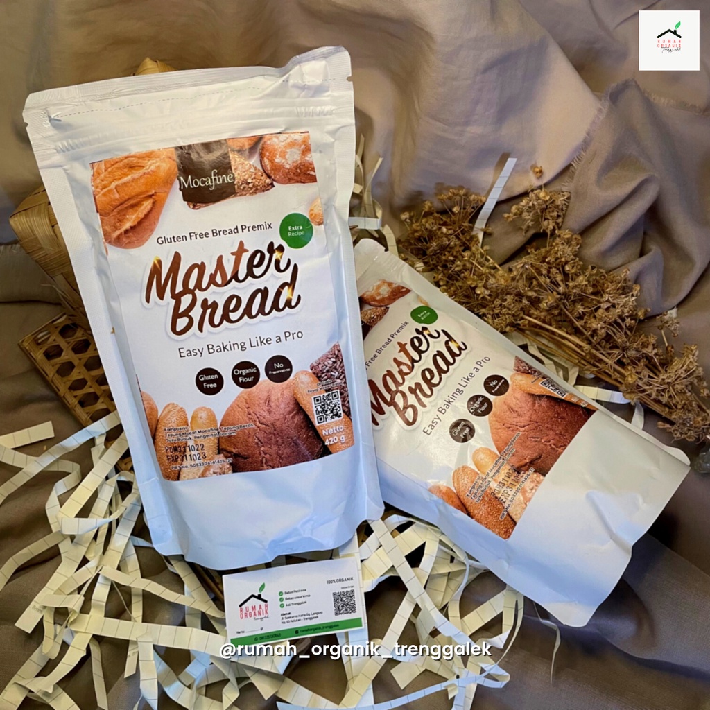 

Mocafine Master Bread 420gr | Gluten Free - Bread Flour
