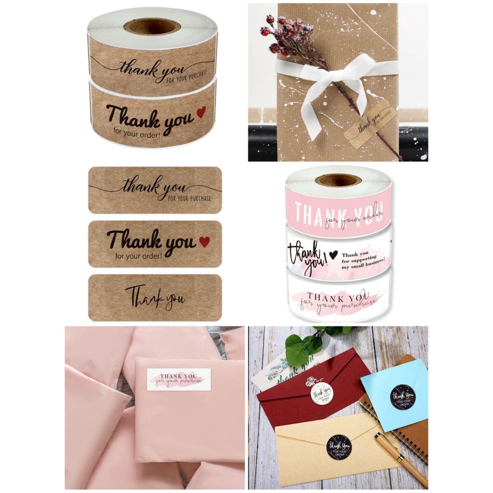 

ROLL STICKER (ISI 120 PCS) LABEL TULISAN THANKYOU FOR ORDER UNTUK ONLINE SHOP SMALL BISNIS/ STICKER USAHA BISNIS