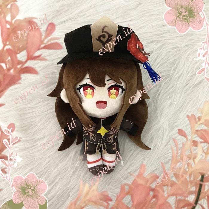 Terlaris Expen Genshin Main Boneka Stuffed Plush Hu Tao Xiao Tartaglia Zhong Li