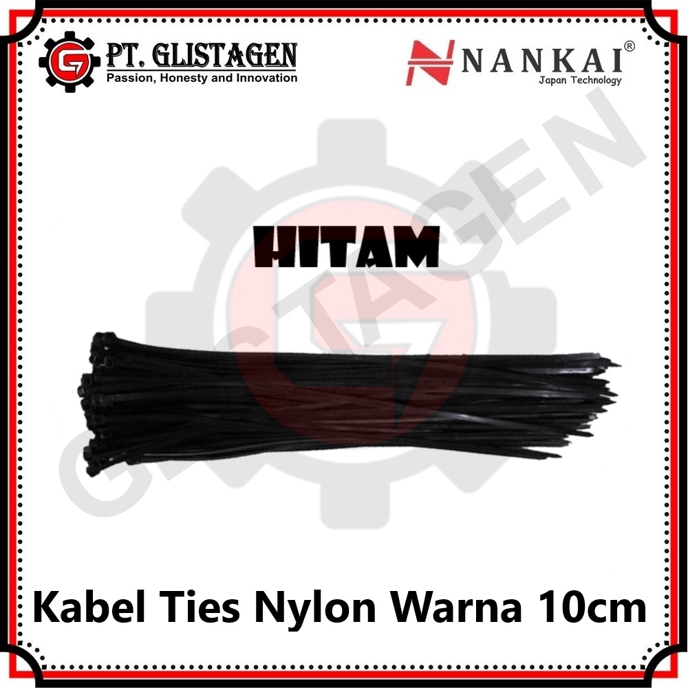 Kabel Ties 2.2 X 100 Mm Tali Pengikat Makanan 10cm Isi 100pcs