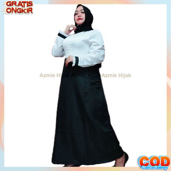 Juba 1 Set Jilbab Baju Ghamis Syar'I Terbaru Pakaian Wanit Muslimah Bahan Tebal Pakean Fashion Musli