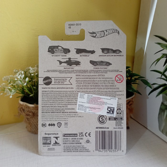 HOT WHEELS 07 CHEVY TAHOE POLICE BATMAN DC TERBARU