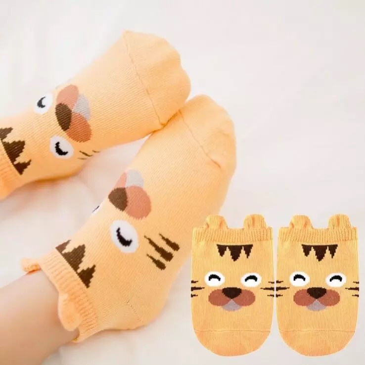 BEE - kaos kaki Bayi / kaos kaki Anak / kaos kaki Anti Slip CUTE ANIMAL / Baby Socks